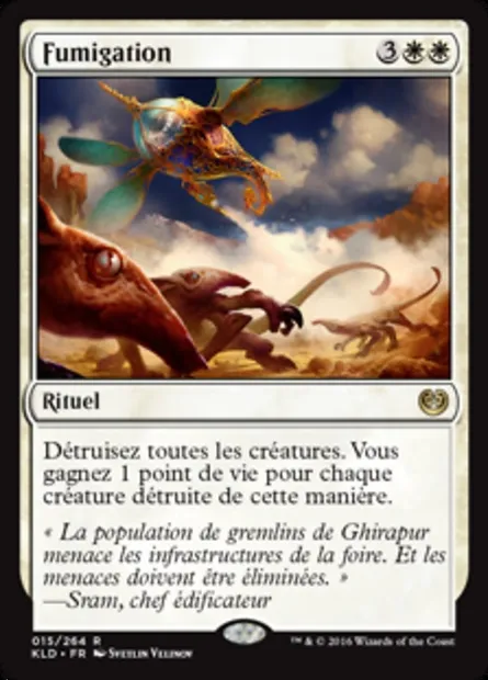 Fumigation, carte Magic KLD 15 — extension Kaladesh