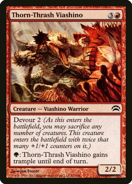 Thorn-Thrash Viashino, Magic card PC2 52 — Planechase 2012 set
