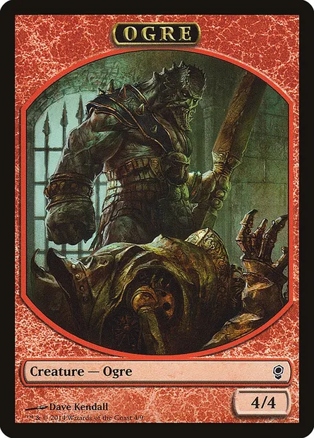 Ogre, carte Magic TCNS 4 — extension Conspiracy Tokens