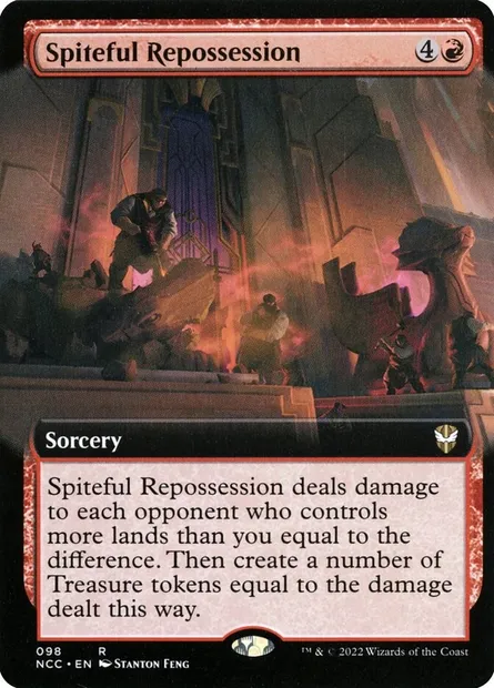 Spiteful Repossession, Magic card NCC 98 — New Capenna Commander set