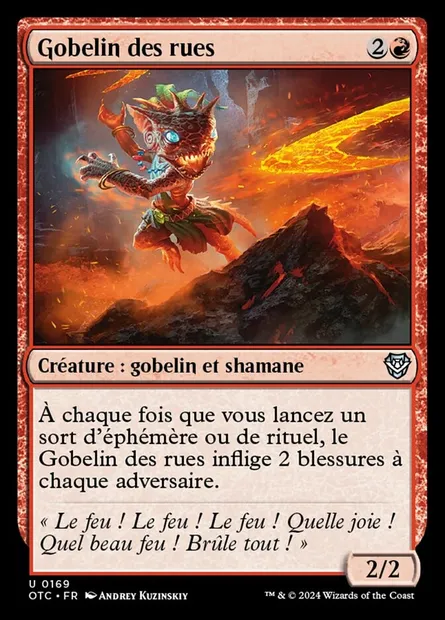 Gobelin des rues, carte Magic OTC 169 — extension Outlaws of Thunder Junction Commander
