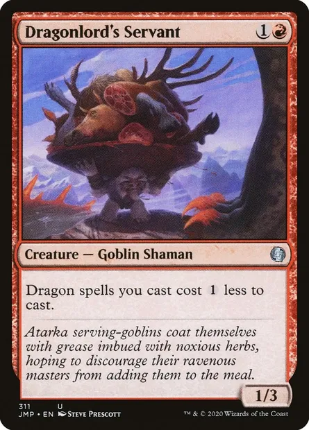 Dragonlord's Servant, Magic card JMP 311 — Jumpstart set