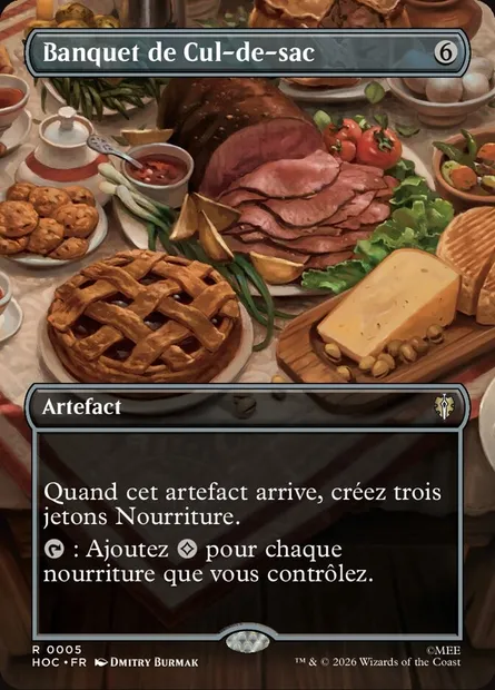 Banquet de Cul-de-sac, carte Magic HOC 5 — extension The Hobbit Eternal