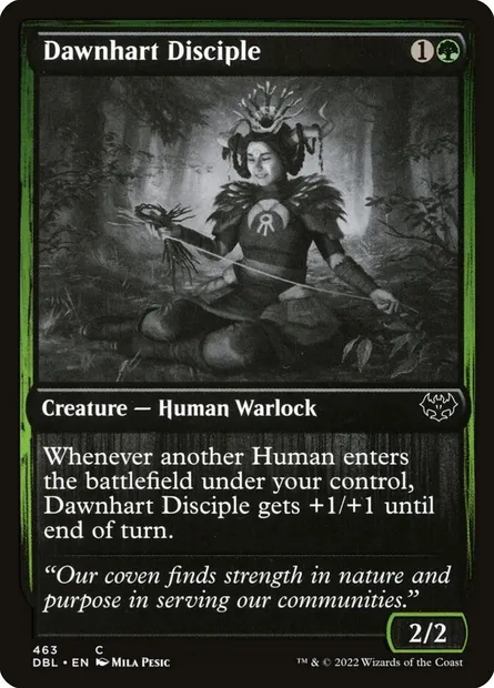 Disciple de Cerf-orient, carte Magic DBL 463 — extension Innistrad : Double Programme