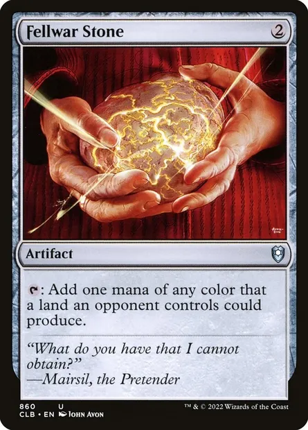 Fellwar Stone, Magic card CLB 860 — Commander Legends: Battle for Baldur's Gate set