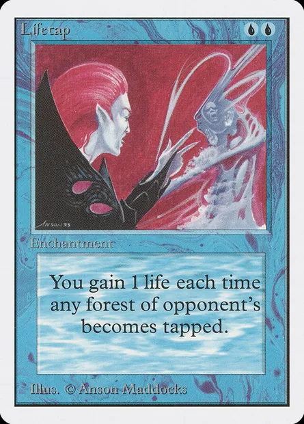 Lifetap, Magic card 2ED 62 — Unlimited Edition set