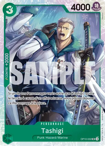 Tashigi, carte One Piece OP10-032 — extension SANG ROYAL