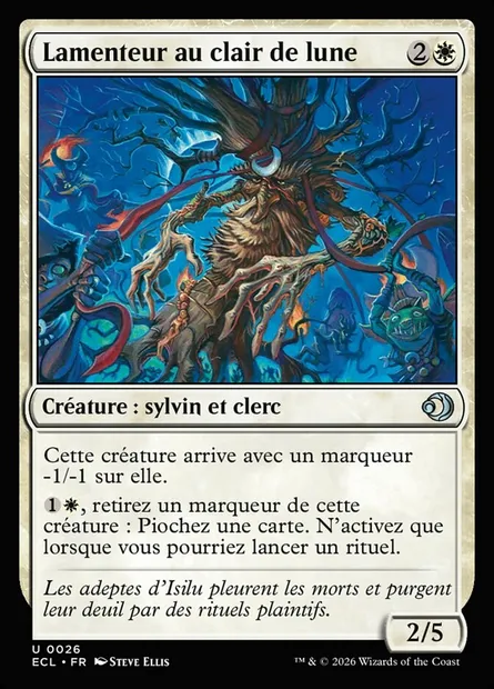 Lamenteur au clair de lune, carte Magic ECL 26 — extension Lorwyn Eclipsed