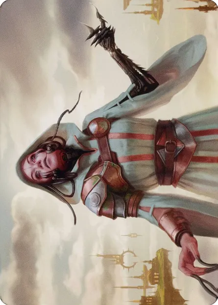 Phyrexian Missionary // Phyrexian Missionary, Magic card ADMU 11 — Dominaria United Art Series set