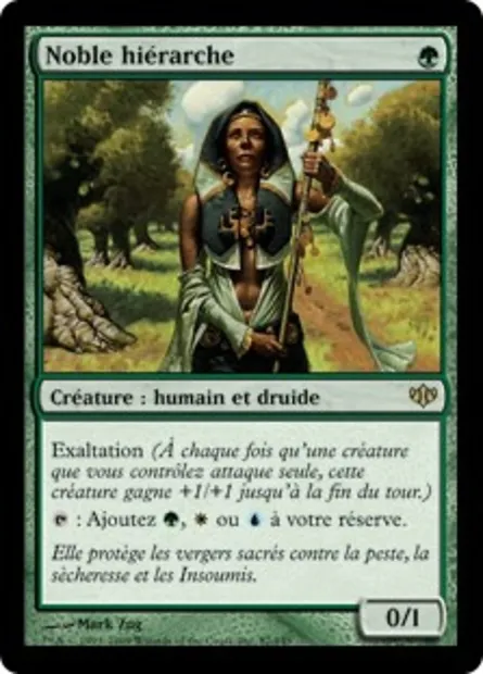 Noble hiérarche, carte Magic CON 87 — extension Conflux