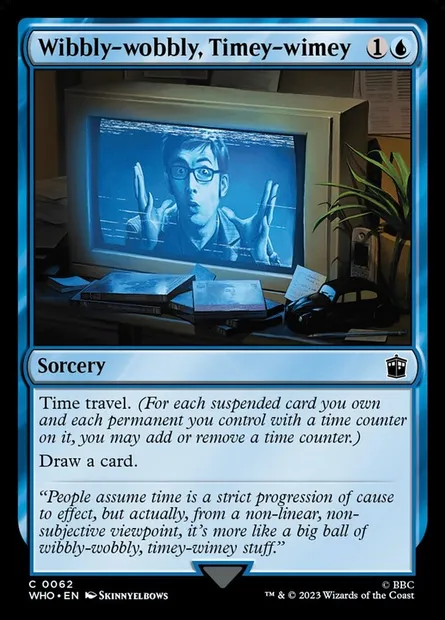 Wibbly-wobbly, Timey-wimey, Magic card WHO 62 — Doctor Who set