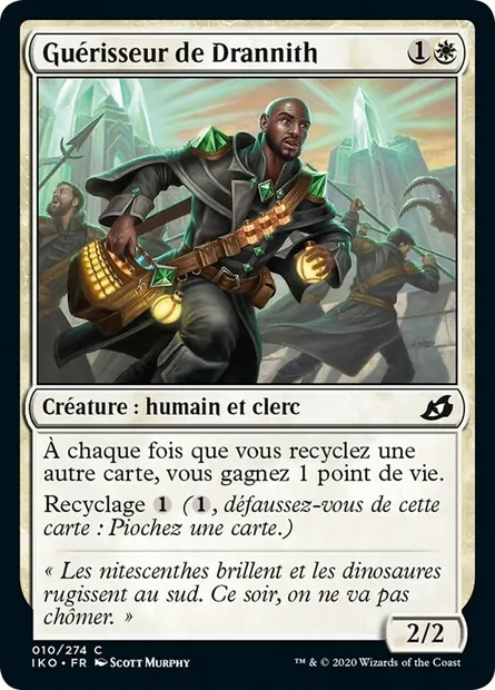 Guérisseur de Drannith, carte Magic IKO 10 — extension Ikoria: Lair of Behemoths