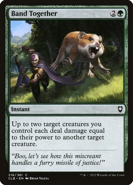 Band Together, Magic card CLB 216 — Commander Legends: Battle for Baldur's Gate set