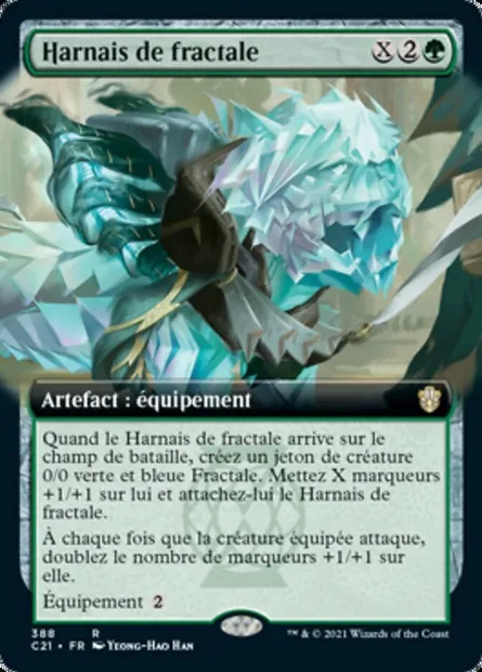 Harnais de fractale, carte Magic C21 388 — extension Commander 2021