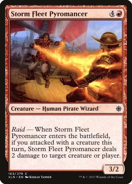 Storm Fleet Pyromancer, Magic card XLN 163 — Ixalan set
