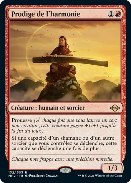 Prodige de l'harmonie, carte Magic MH2 132 — extension Horizons du Modern 2