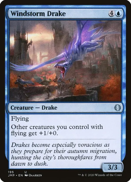 Windstorm Drake, Magic card JMP 195 — Jumpstart set