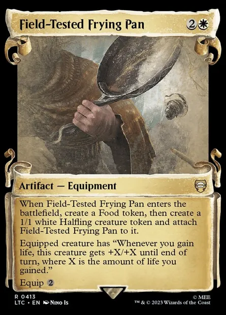 Field-Tested Frying Pan, Magic card LTC 413 — Tales of Middle-earth Commander set