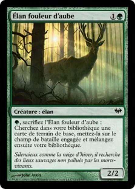 Élan fouleur d'aube, carte Magic DKA 111 — extension Obscure Ascension