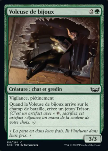 Voleuse de bijoux, carte Magic SNC 151 — extension Les rues de la Nouvelle-Capenna