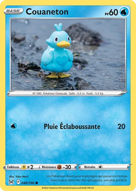 Couaneton, carte Pokémon LOR 046 — extension Origine Perdue