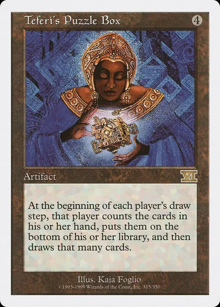 Teferi's Puzzle Box, Magic card 6ED 315 — Classic Sixth Edition set