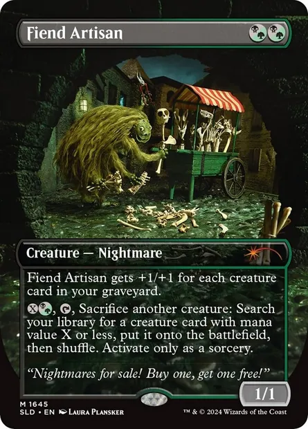Fiend Artisan, Magic card SLD 1645 — Secret Lair Drop set