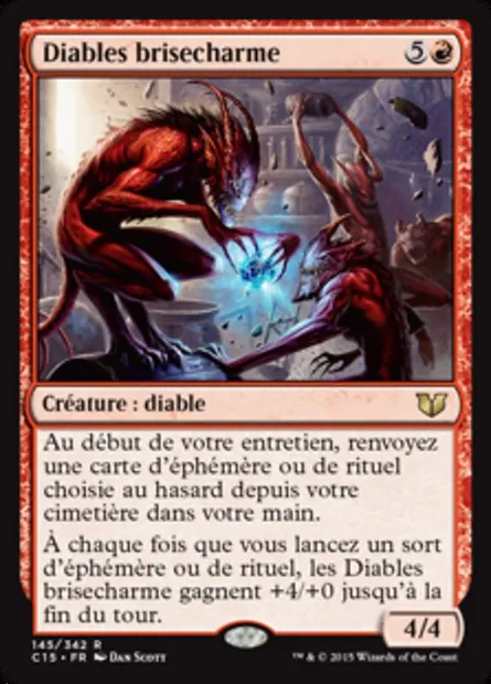 Diables brisecharme, carte Magic C15 145 — extension Commander 2015