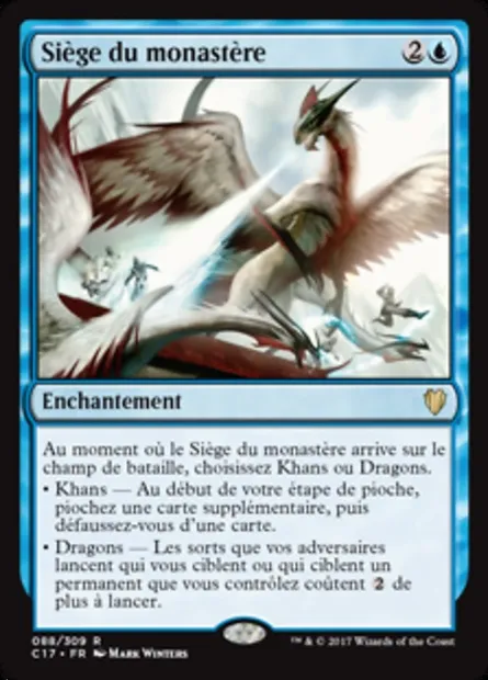 Siège du monastère, carte Magic C17 88 — extension Commander 2017