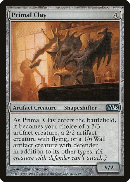 Primal Clay, Magic card M13 210 — Magic 2013 set