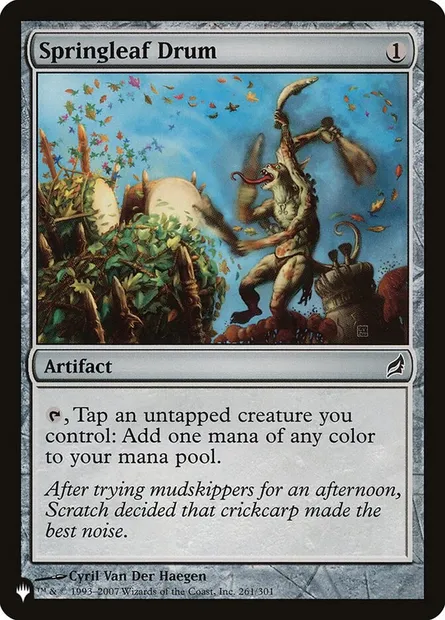 Springleaf Drum, Magic card PLST LRW-261 — The List set