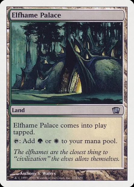 Elfhame Palace, Magic card 8ED 324 — Eighth Edition set