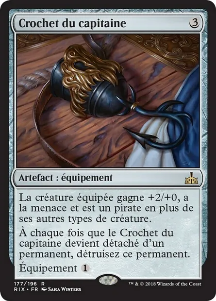 Crochet du capitaine, carte Magic RIX 177 — extension Les combattants d'Ixalan