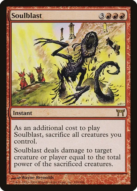 Soulblast, Magic card CHK 190 — Champions of Kamigawa set