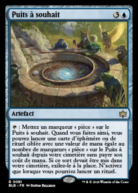 Puits à souhait, carte Magic BLB 81 — extension Bloomburrow