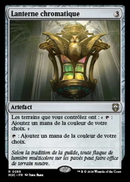 Lanterne chromatique, carte Magic M3C 285 — extension Modern Horizons 3 Commander