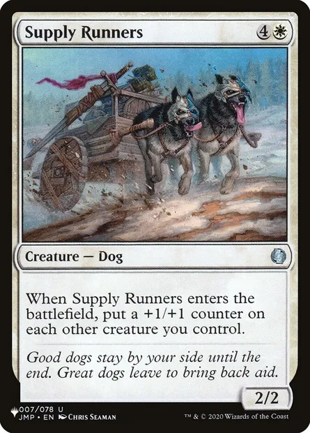 Ravitailleurs, carte Magic PLST JMP-7 — extension The List