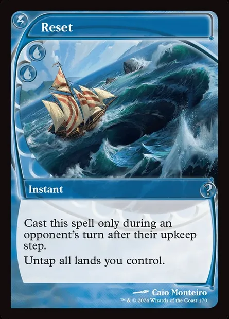 Reset, carte Magic MB2 170 — extension Mystery Booster 2