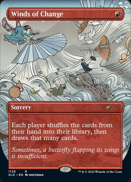 Vents du changement, carte Magic SLD 1128 — extension Secret Lair Drop