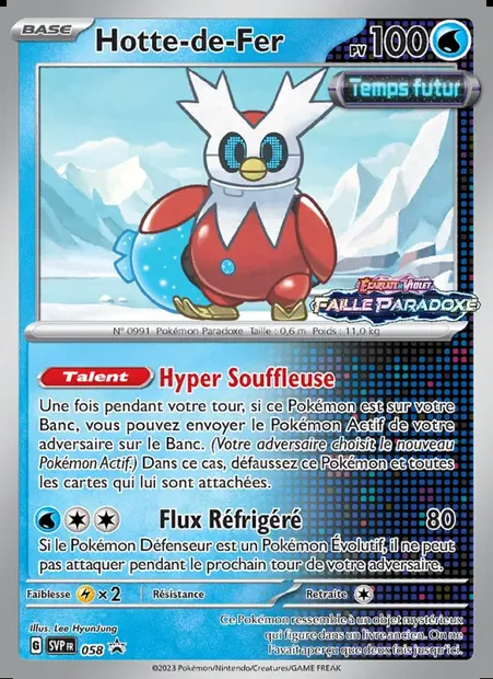 Hotte-de-Fer, carte Pokémon PR-SV 058 — extension SVP Black Star Promos