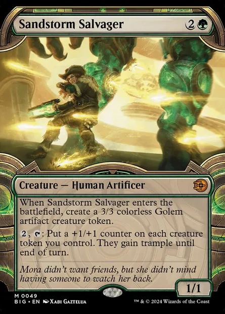 Sandstorm Salvager, Magic card BIG 49 — The Big Score set