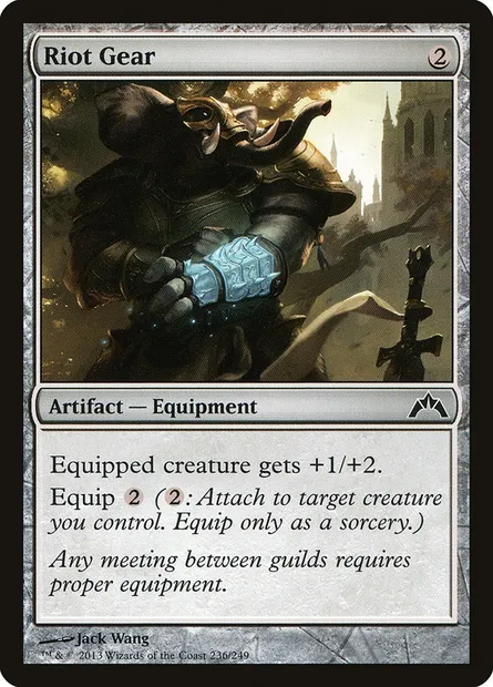 Riot Gear, Magic card GTC 236 — Gatecrash set