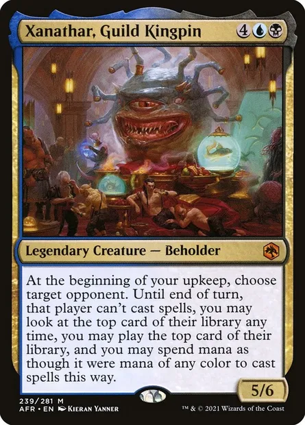 Xanathar, Guild Kingpin, Magic card AFR 239 — Adventures in the Forgotten Realms set