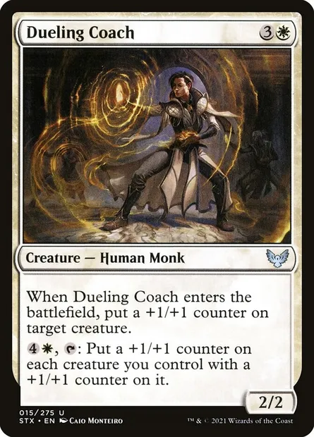 Dueling Coach, Magic card STX 15 — Strixhaven: School of Mages set