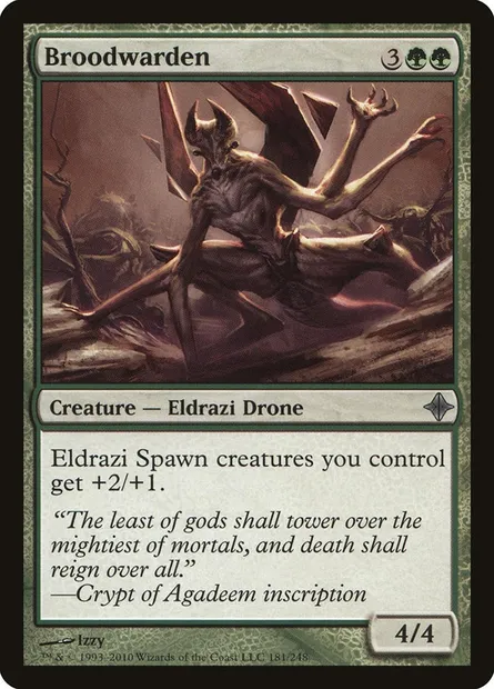 Broodwarden, Magic card ROE 181 — Rise of the Eldrazi set