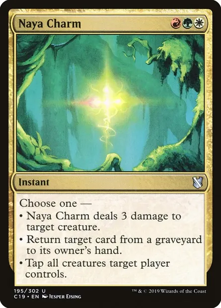 Naya Charm, Magic card C19 195 — Commander 2019 set