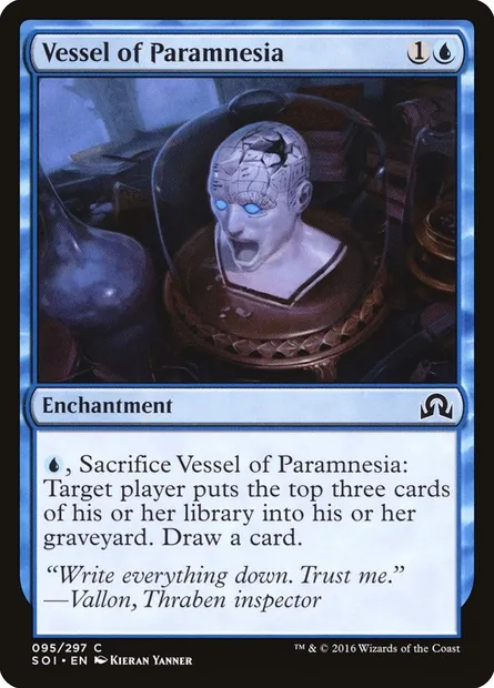 Vessel of Paramnesia, Magic card SOI 95 — Shadows over Innistrad set