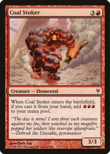 Coal Stoker, Magic card DDK 49 — Duel Decks: Sorin vs. Tibalt set