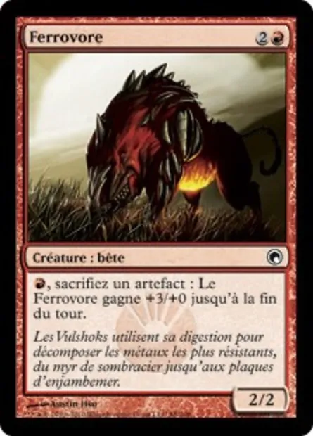 Ferrovore, carte Magic SOM 88 — extension Cicatrices de Mirrodin