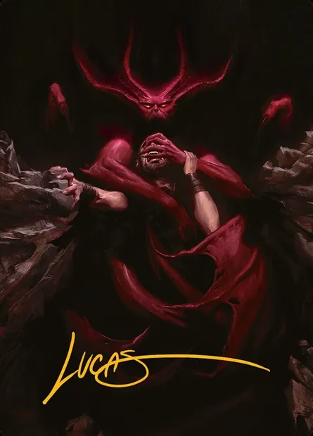 Infernal Grasp // Infernal Grasp, Magic card AINR 10 — Innistrad Remastered Art Series set